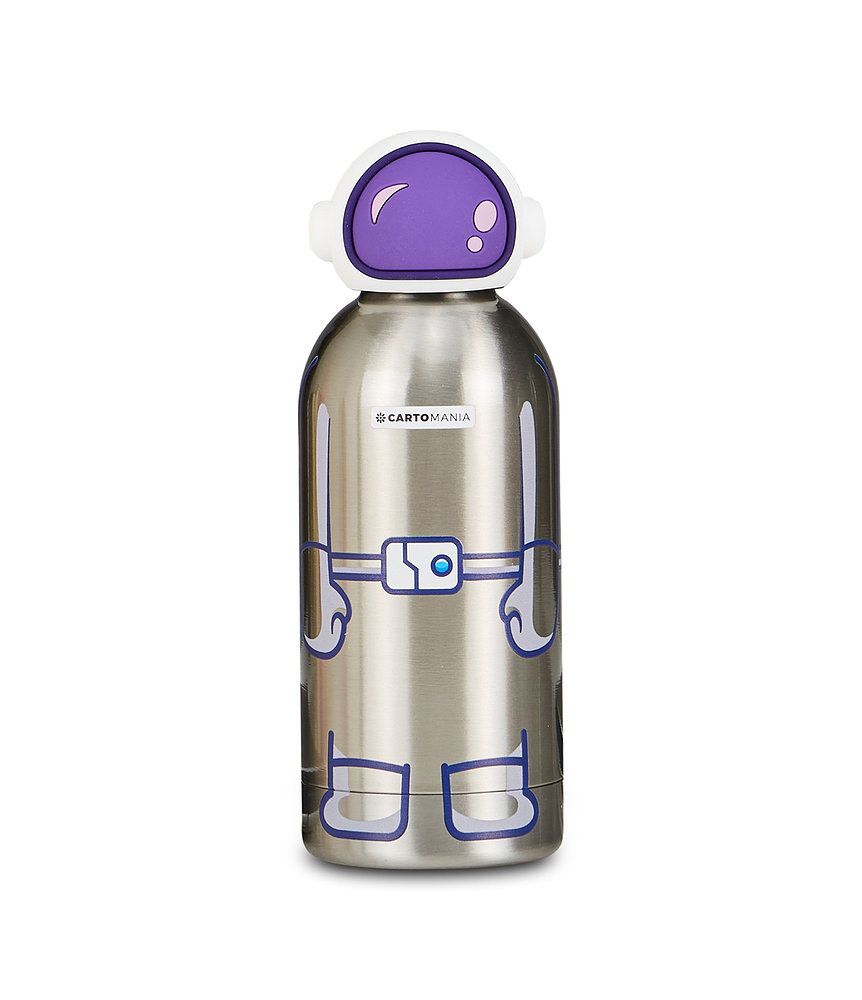 Bottle Con Tappo Sagomato 350Ml Spazio Cartomania Chill & Re