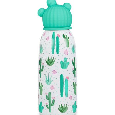Bottle Con Tappo Sagomato 500Ml Cactus Cartomania Chill & Re