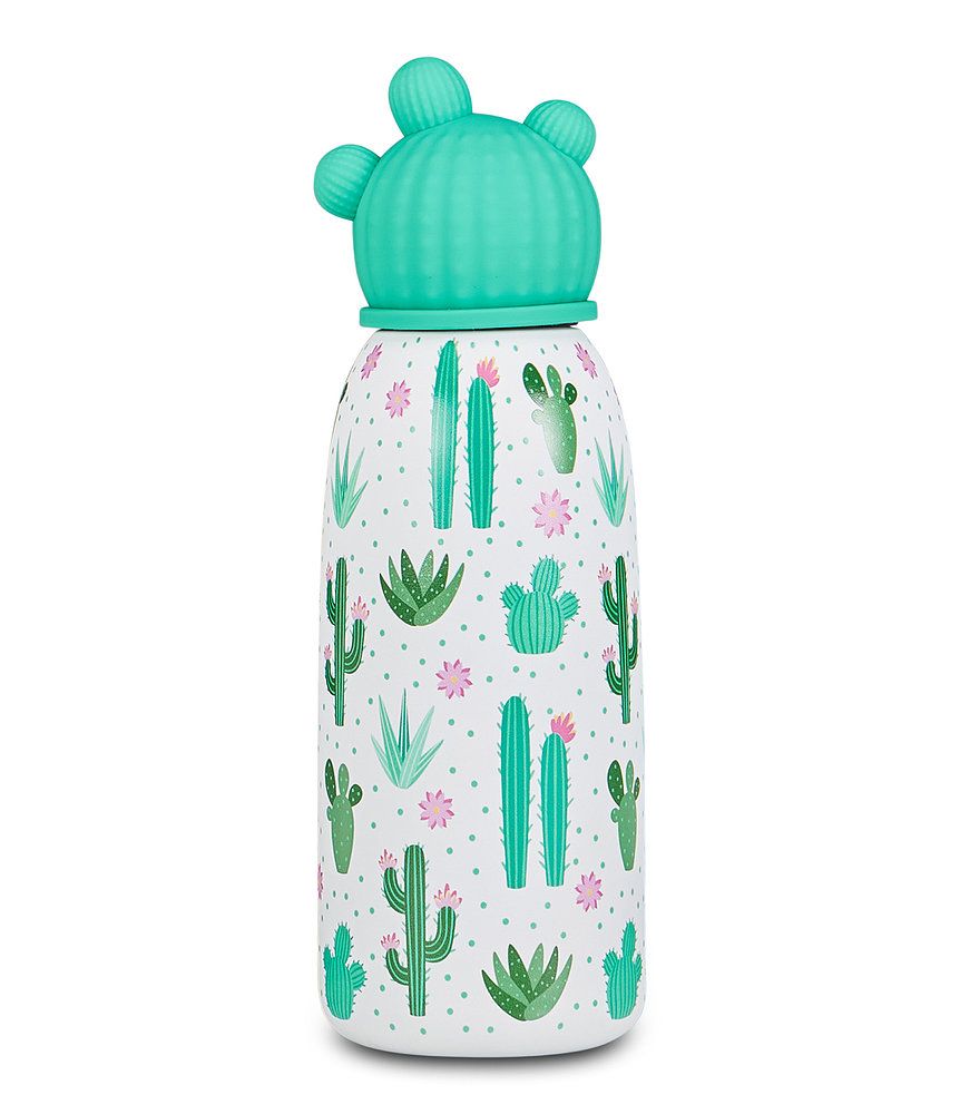 Bottle Con Tappo Sagomato 500Ml Cactus Cartomania Chill & Re