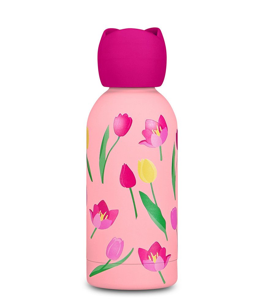 Bottle Con Tappo Sagomato 500Ml Fiori Cartomania Chill & Ref