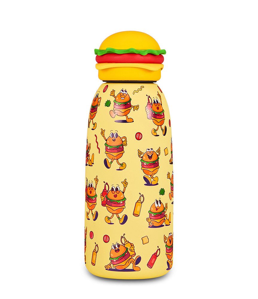 Bottle Con Tappo Sagomato 500Ml Food Cartomania Chill & Refi