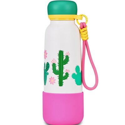 Bottle Con Laccetto Cactus Cartomania Chill & Refill