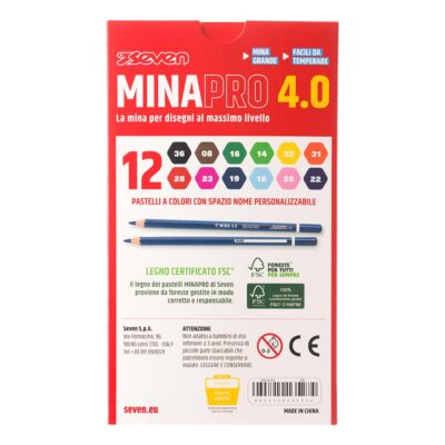 Alternative view of Pastelli Minapro 4.0 - Scatola 12 Pz Seven