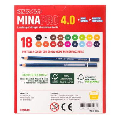 Alternative view of Pastelli Minapro 4.0 - Scatola 18 Pz Seven