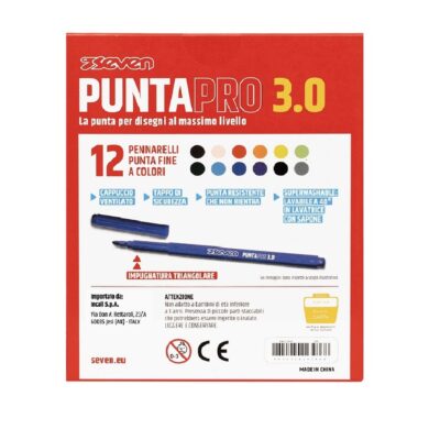 Alternative view of Pennarelli Puntapro 3.0 - Scatola Da 12 Pz Seven