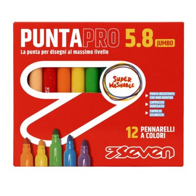 Pennarelli Puntapro 5.8 - Scatola Da 12 Pz Seven