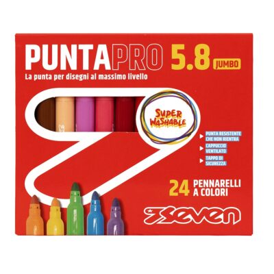 Pennarelli Puntapro 5.8 - Scatola Da 24 Pz Seven