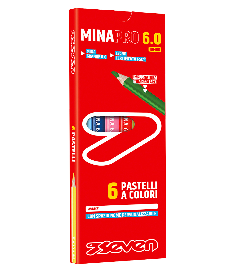 Pastelli Minapro 6.0 - Scatola 6 Pz Seven