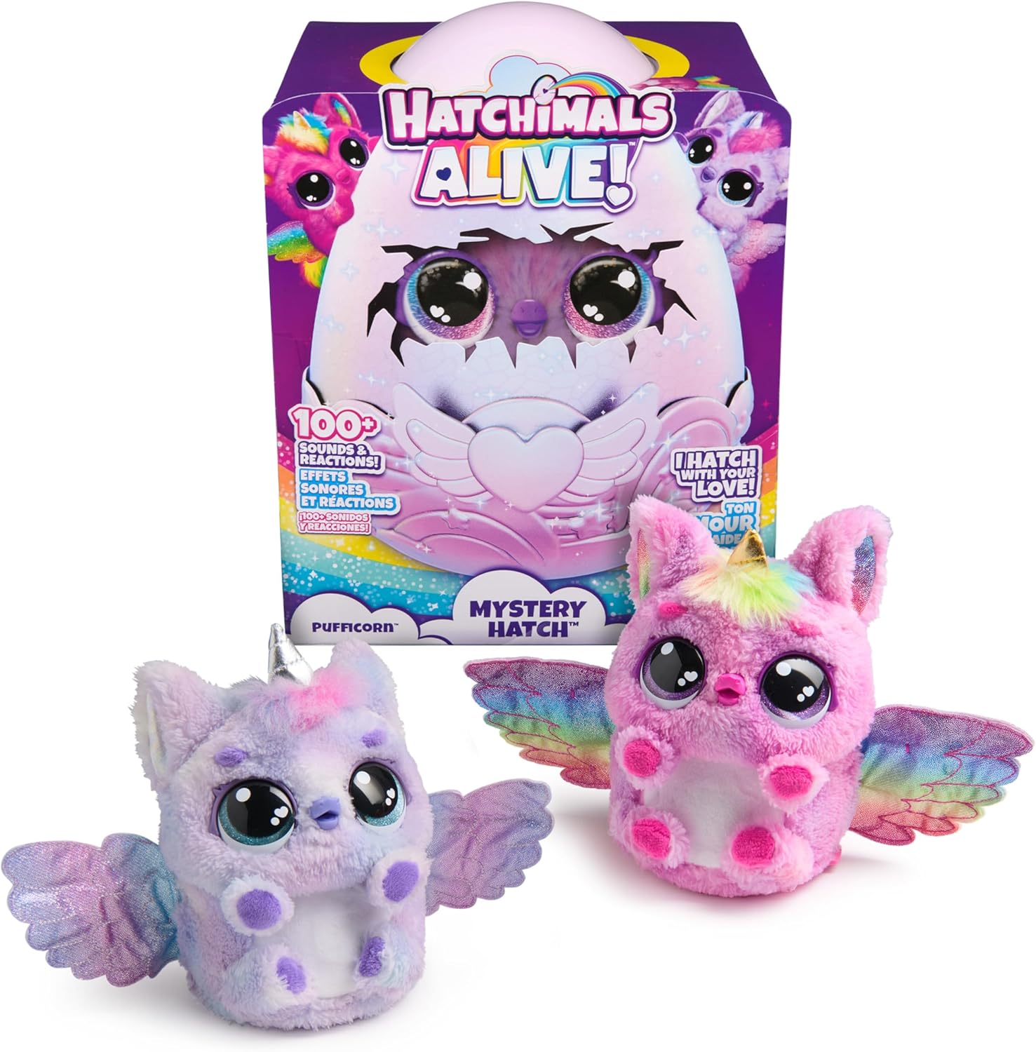 Hatchimals Alive Mag.Uovo Pufficorn 6069132