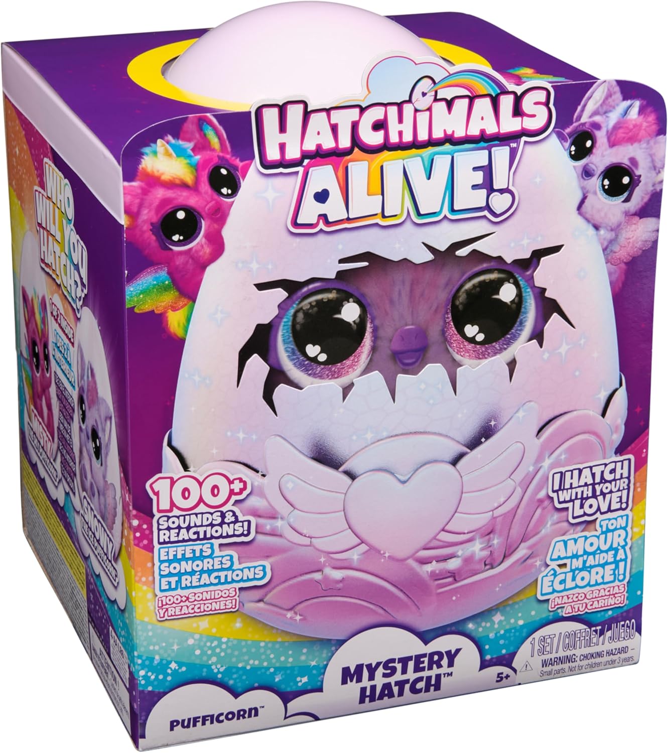 Hatchimals Alive Mag.Uovo Pufficorn 6069132 - immagine 2