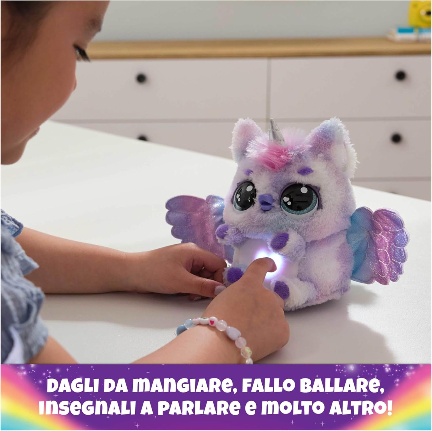 Hatchimals Alive Mag.Uovo Pufficorn 6069132 - immagine 5
