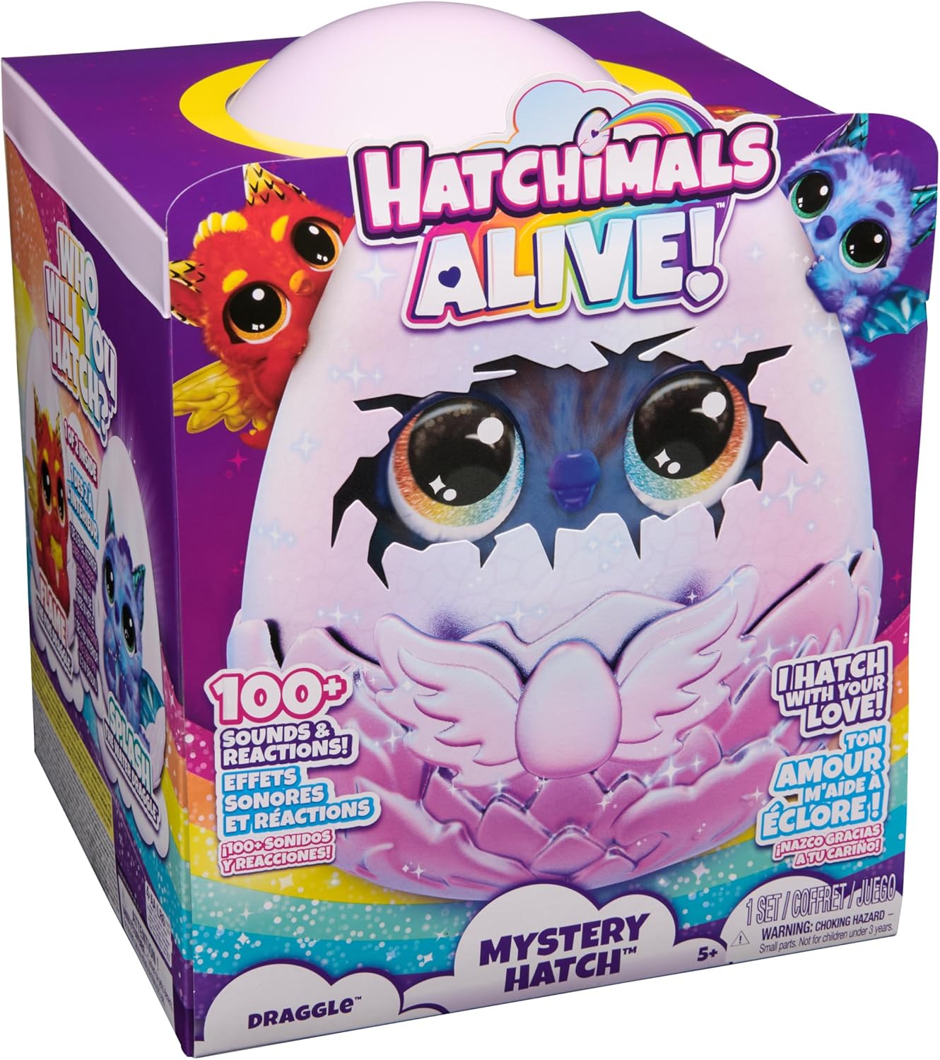 Hatchimals Alive Mag.Uovo Draggle 6069282 - immagine 2