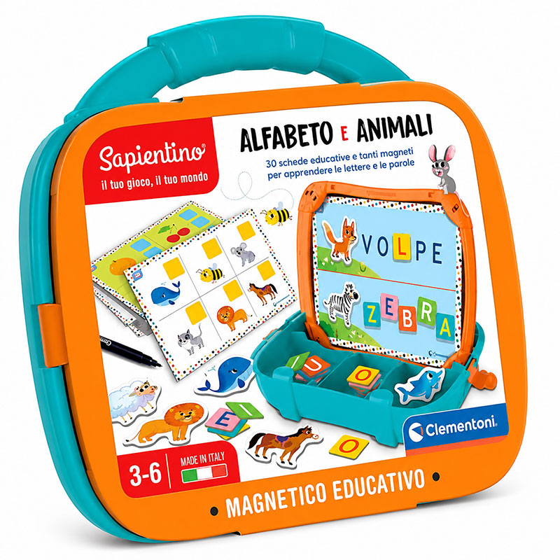 Valigetta Magnetica Alfabeto e animali Educ games